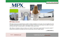 Tablet Screenshot of mpxinc.com